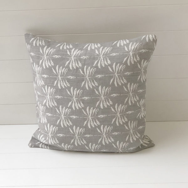 Date Palm Cushion Cover - Grey