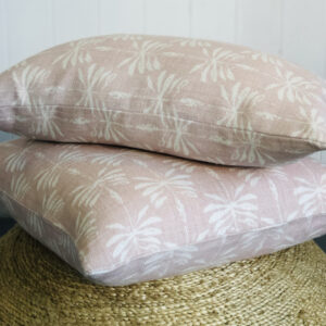 Linen Date Palm Cushion Cover