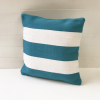 Outdoor Cushion Cover 50cm - Peacock Stripe - cover-only