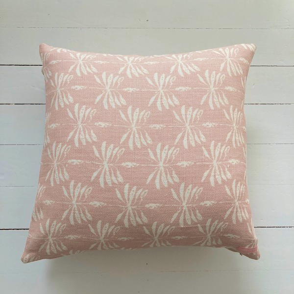 Cushion Cover Linen Date Palm - Pink