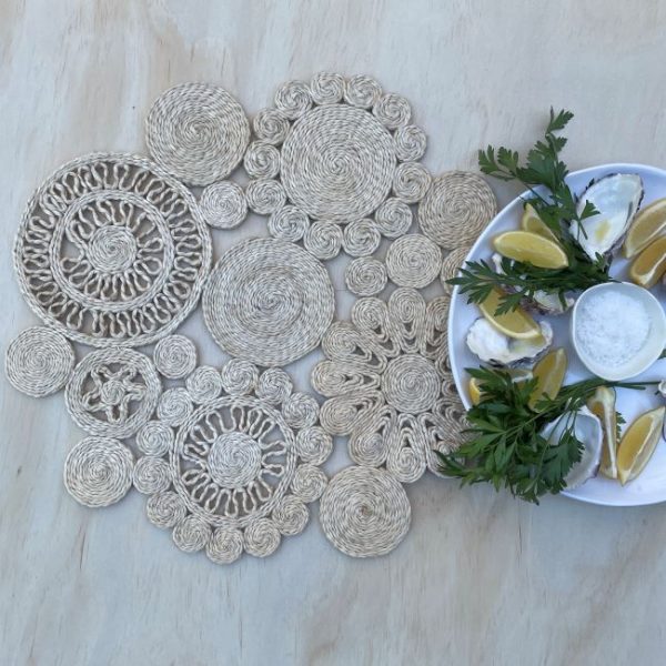 Handmade Jute Retro 45cm PlaceMat - Image 3