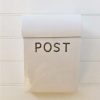 Lockable Post Box - Large - white