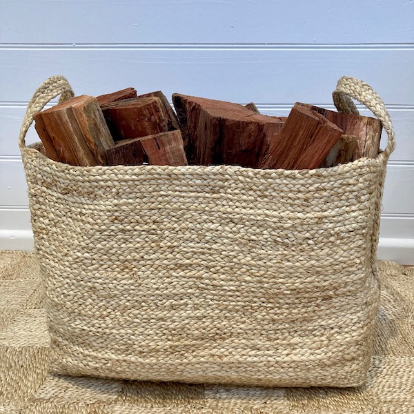 Handmade Jute Square Storage Basket -Set of 2