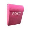 Lockable Post Box - Large Mail Box - hotpink