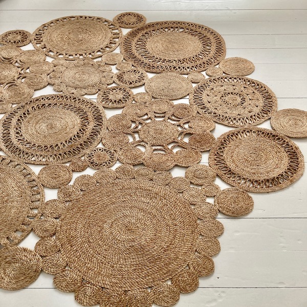 Jute Floor Rug Retro Spice Mat17 Carnival Homewares Jute Floor Rug Retro Spice Mat17, Round Seagrass Rug Australia