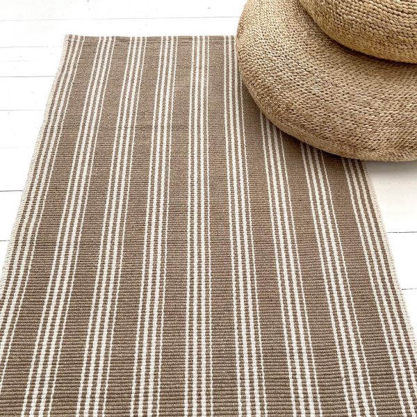 Indah Island Collaboration - Floor Rug Recycled Cotton - Armani beige