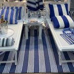 Indah Island Collaboration - Outdoor Floor Rug Durban Denim - 90-x-300-cm