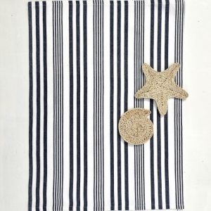 cotton tea towels - Flinders Navy