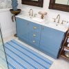 Indah Island Collaboration - Floor Rug Recycled Cotton - Durban Denim - 90-x-150-cm