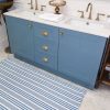 Indah Island Collaboration - Floor Rug Recycled Cotton - Flinders Blue - 90-x-150-cm
