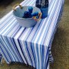 Table Cloth Stripe - New Season Designs - nautical-t-c34