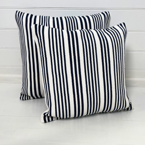 Outdoor Cushion Cover - Flinders Navy