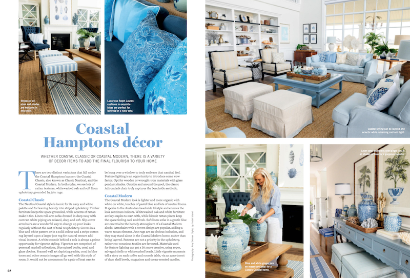 Coastal Hamptons Decor - Hamptons Living Magazine