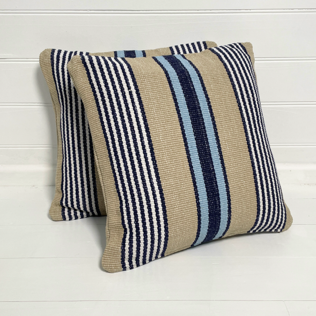 Cushion Cover 50 cm - Recycled Cotton La Plage