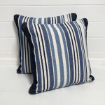 Cushion Cover 50cm - Recycled Cotton Nautical - cover-only