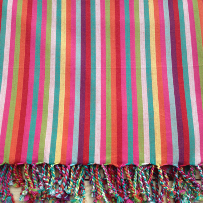 Table Cloths - Woven Stripes - Carnival Homewares