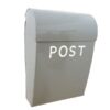 Lockable Post Box - Large Mail Box - grey