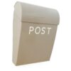 Lockable Post Box - Large Mail Box - sand