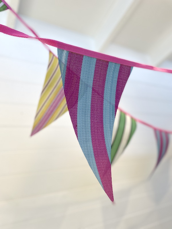 Recycled Plastic 10m Bunting - Multi Colour