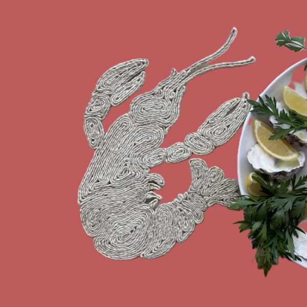 Jute Natural Placemat - Lobster - Image 3