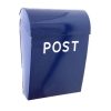 Lockable Post Box - Large Mail Box - navy