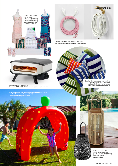 Carnival Homewares Featured in November Giftguide Edition