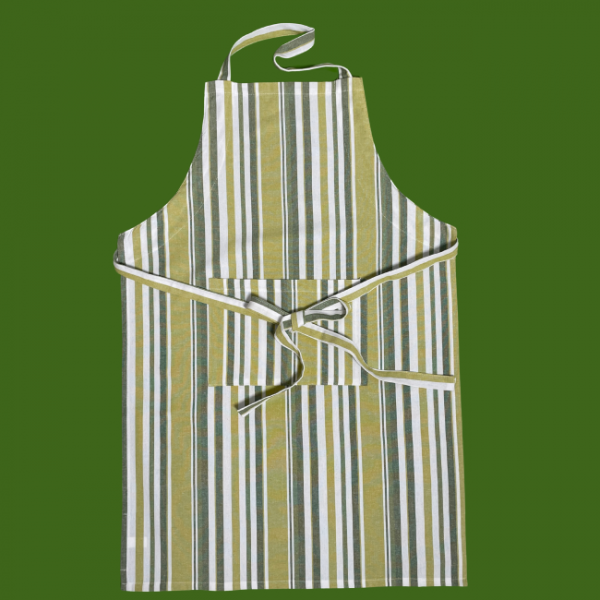 100% cotton kitchen and BBQ aprons by Carnival Homewares in bold striped designs. Adjustable fit with front pocket. Ethically made in India. Perfect for cooking, baking, or BBQs. Great gift idea for housewarmings, birthdays, or special occasions.