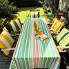 Tablecloths - Woven Stripes - terrace