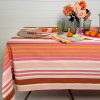 Tablecloths - Woven Stripes - cinnamon