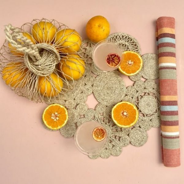 OCT'25 - Jute Placemat Retro - Natural - Image 2