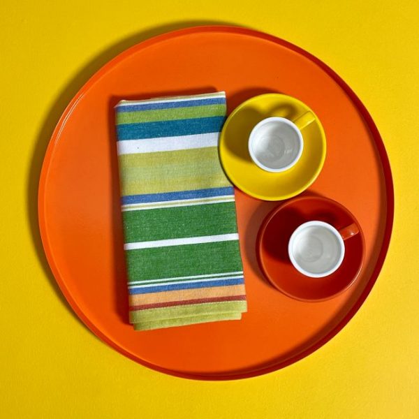 OCT'25 -  Metal Trays Orange - Set of 2 - Image 3