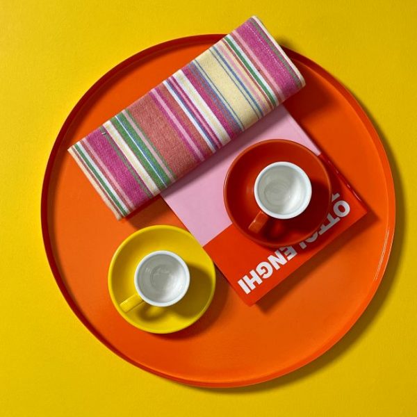 OCT'25 -  Metal Trays Orange - Set of 2 - Image 2