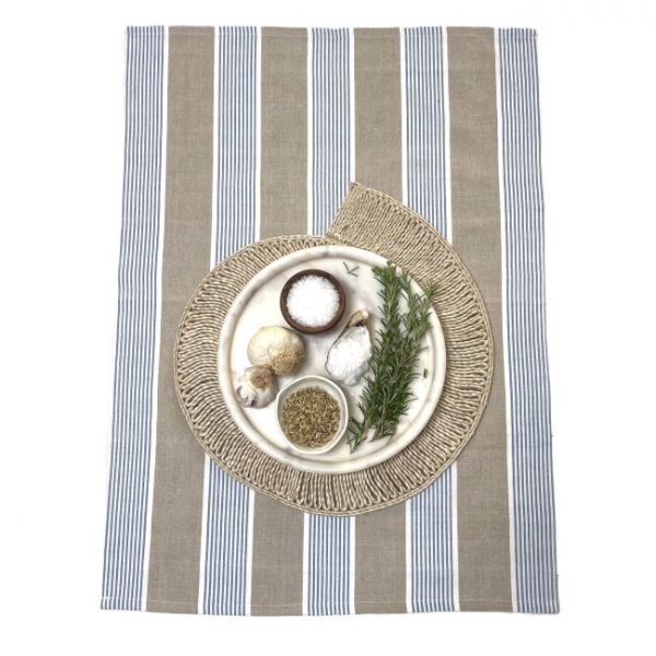 Tea Towel 6 Pack - Geneva Blue - Image 2