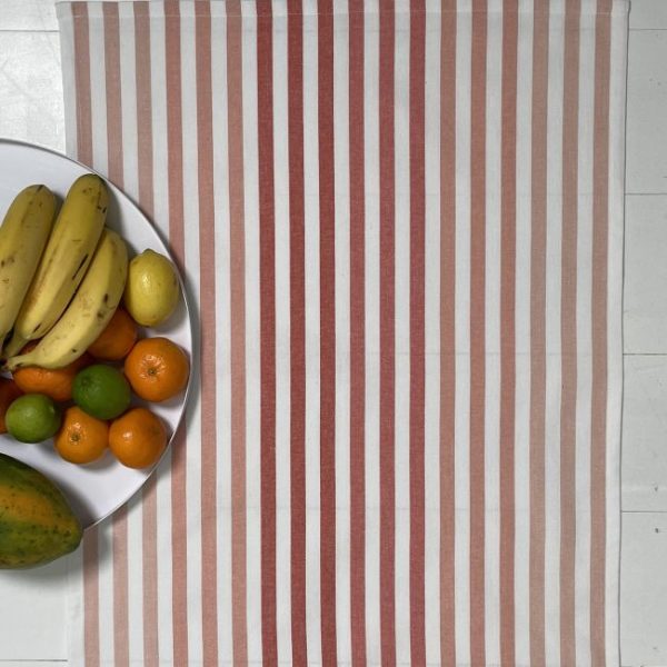 Tea Towel 6 Pack - Clay Stripe - Image 2