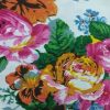 Sept'25 Essentials Travel Pouch - white-rose-garden