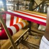 Picnic Rugs - Stripes - pink-ginger-stripe