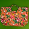 Sept'25 Arrival - XXL Tote Bag - orange-floral