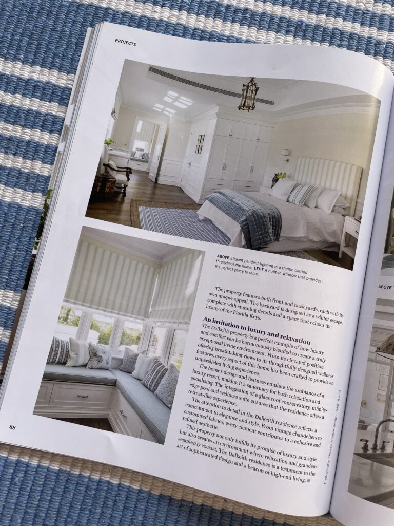 Carnival Homewares x Indah Island Rug Collection Featured in Hamptons Living Issue 3