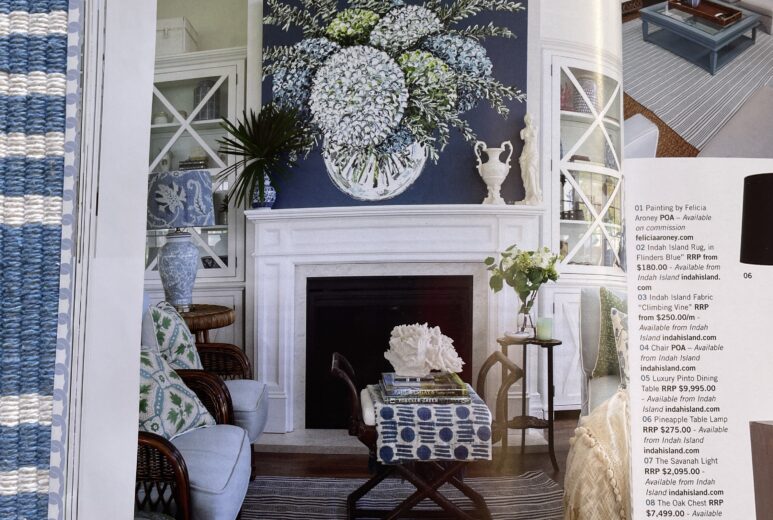 Carnival Homewares x Indah Island Rug Collection Featured in Hamptons Living Issue 4