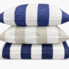 Outdoor Cushion Cover 50cm - Island Stripe PP - Pearl/White - cover-only